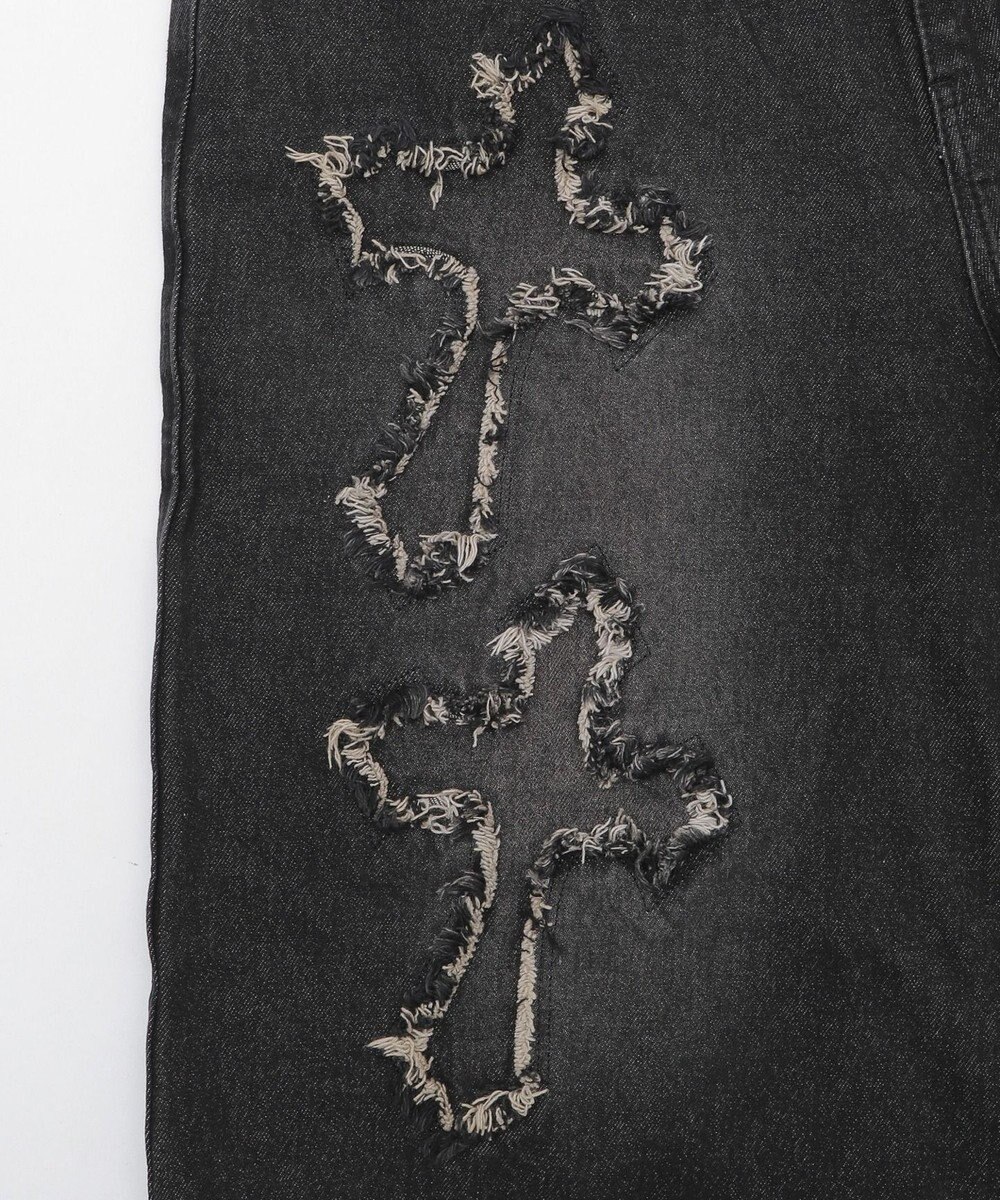 WEGO スーパーバギーフリンジデニムショーツ 