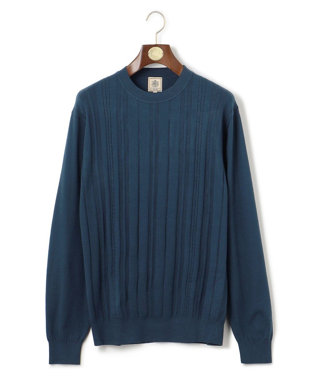 J.PRESS MEN 【FLEX YARN】ケーブルニット 
