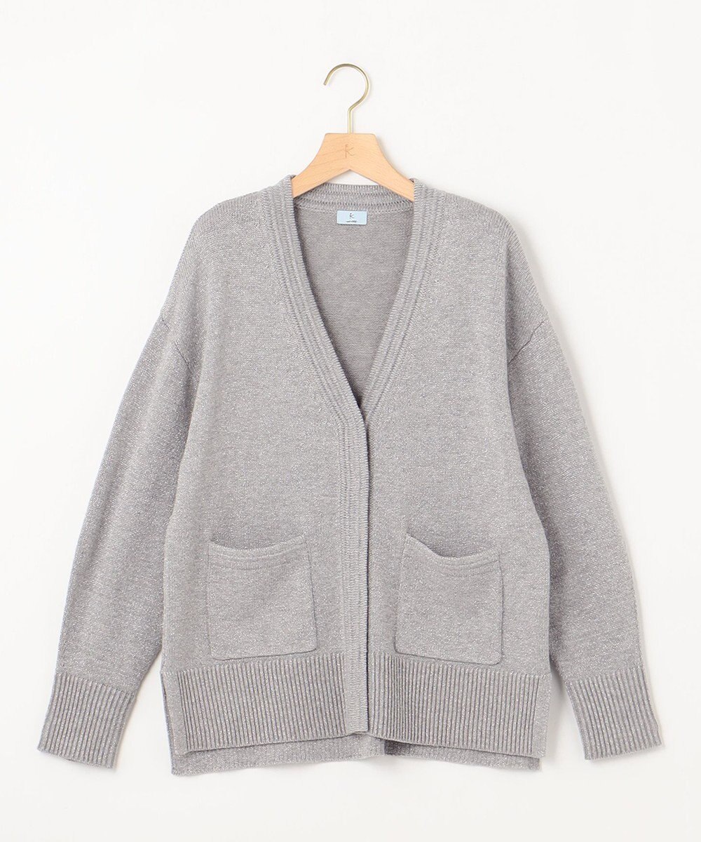 組曲 【WEB限定】SOBANEラメカーディガン 