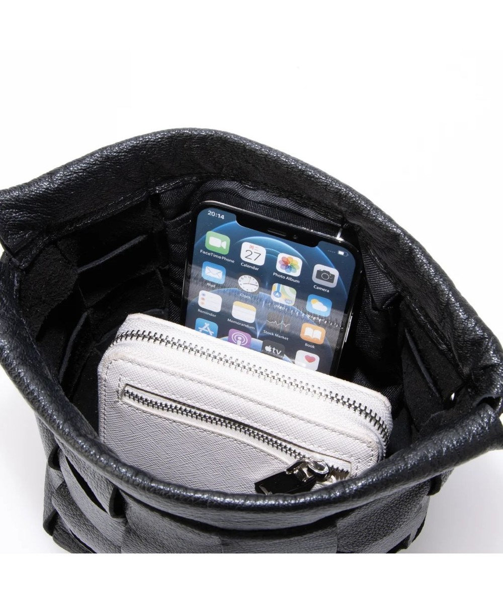 UNBILLION perche サスティナブルメッシュドロストショルダーバッグS 