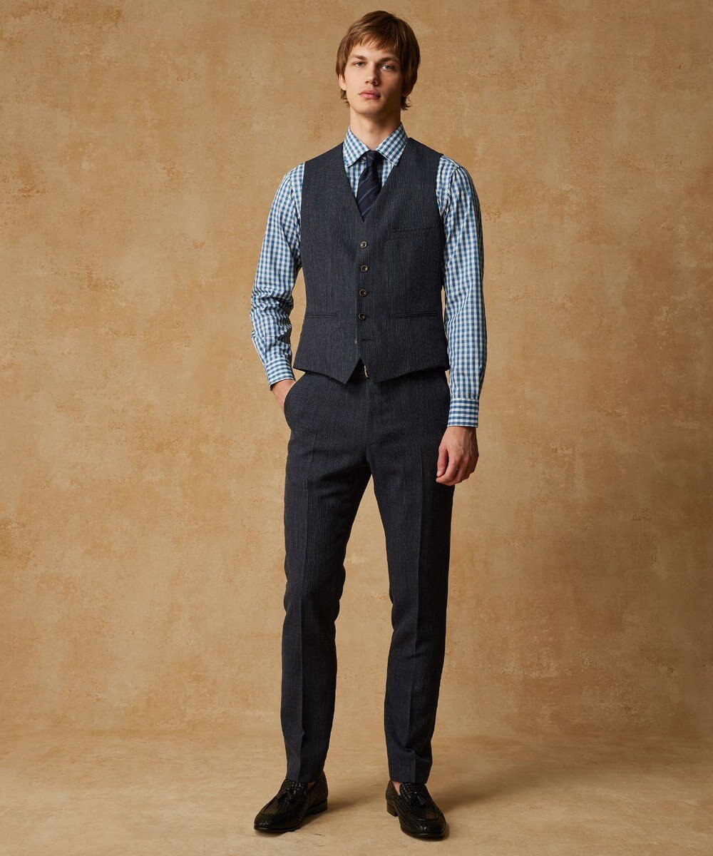 JOSEPH ABBOUD  【日本製】トーナルレジメンタル ネクタイ 