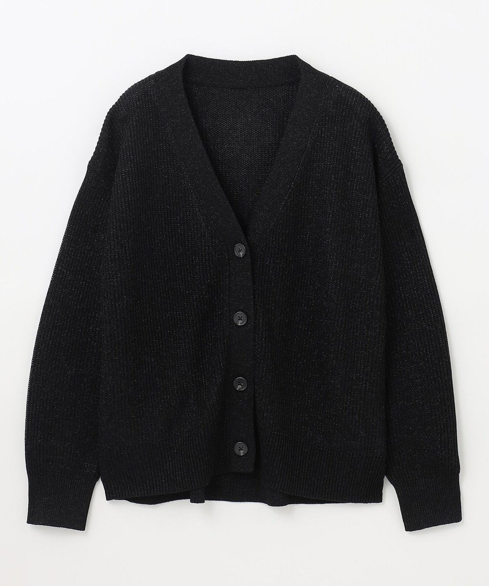 GRACE CONTINENTAL ラメニットカーディガン 