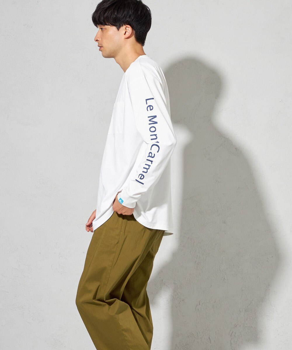 SHARE PARK MENS 【UNISEX】吸水速乾 ショルダーロゴロングスリーブTシャツ（L・XLサイズ） 