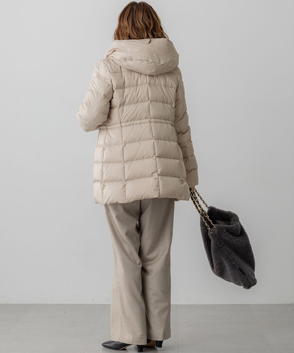 23区 L 【洗える】ハイカウントフラノ ドロスト ワイド パンツ 