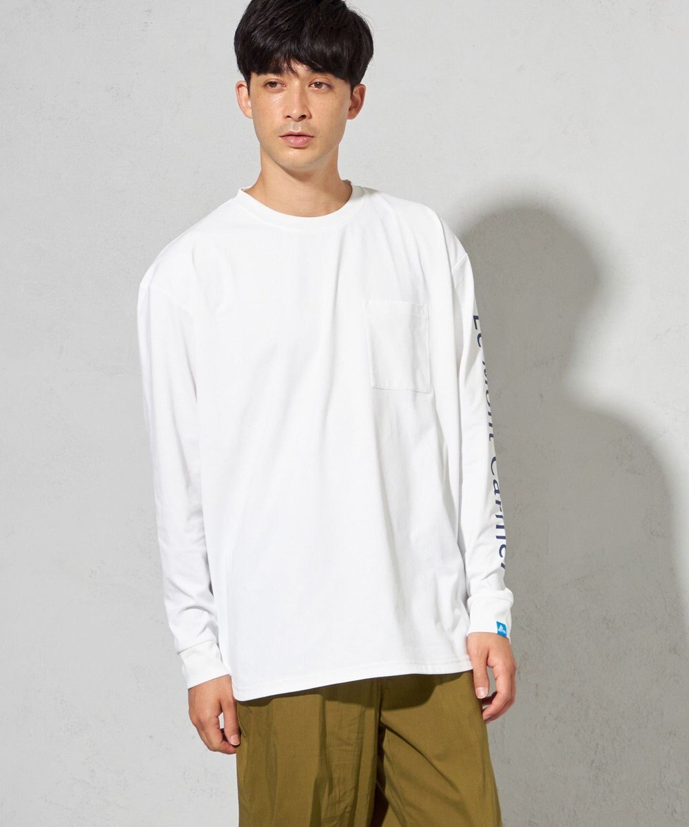 SHARE PARK MENS 【UNISEX】吸水速乾 ショルダーロゴロングスリーブTシャツ（L・XLサイズ） 