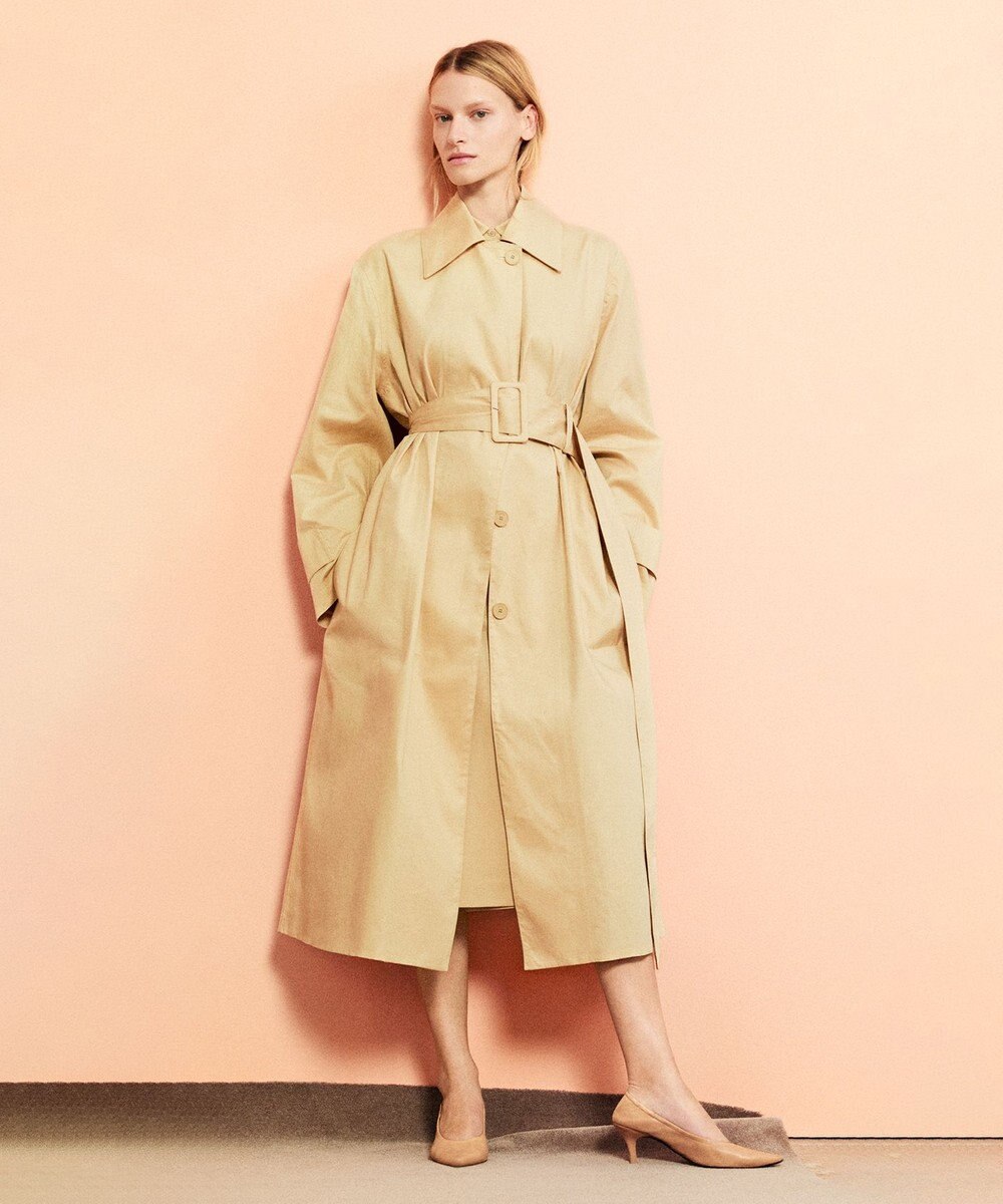 JOSEPH ボンテッドマック　Aラインコート 