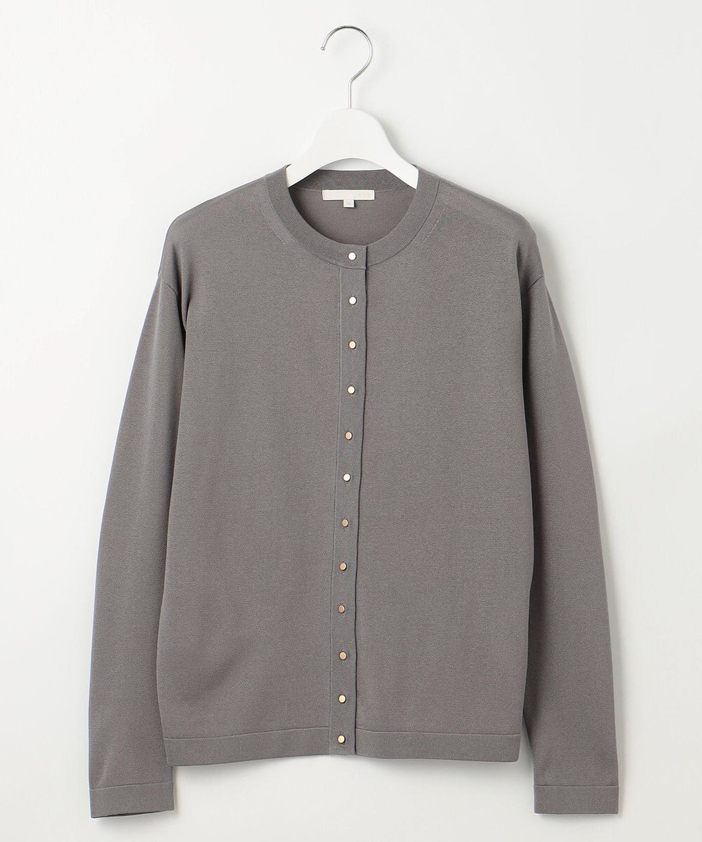 自由区 L 【アンサンブル対応・洗える】シャインハイゲージ カーディガン 