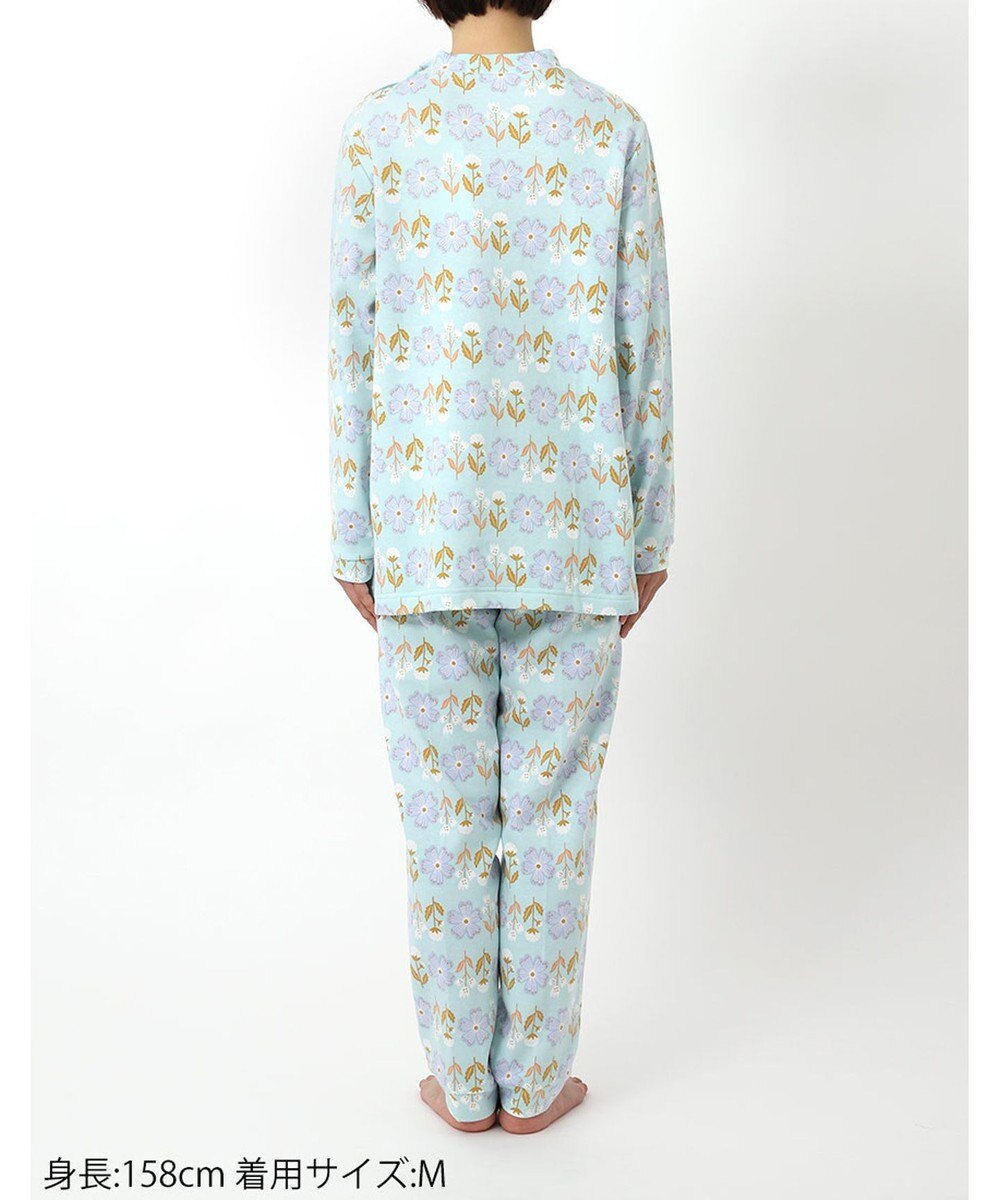 Wing パジャマ 長袖 長ズボン 綿混(本体) あったか レディース EP6014 ウイング／ワコール 