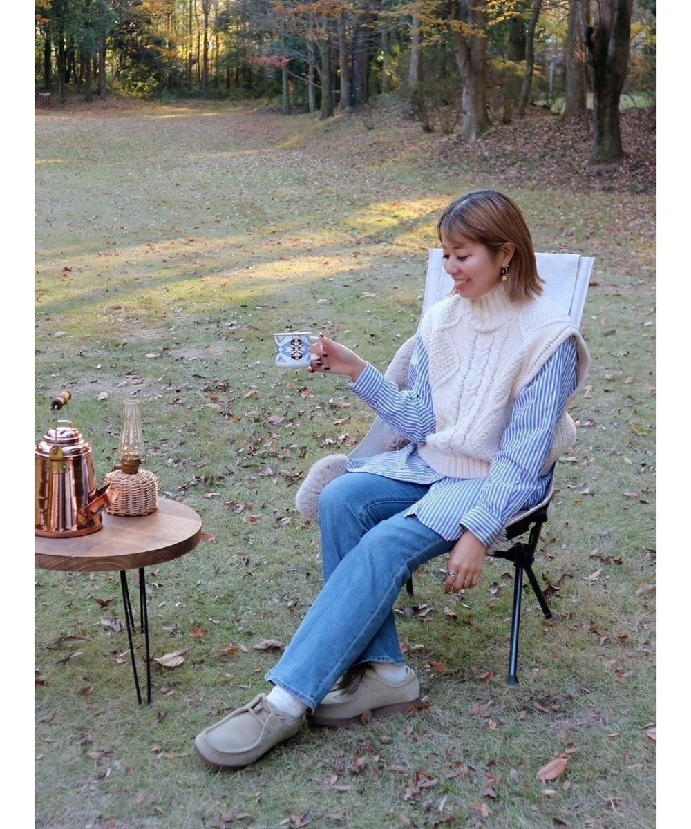 Green Parks ケーブルニットベスト 