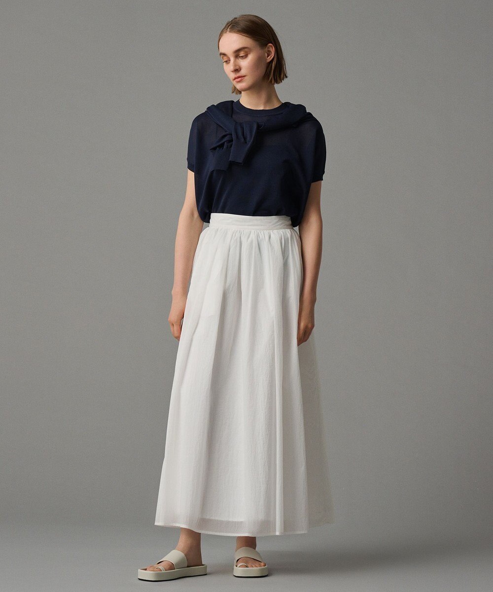 uncrave シアー ニットプルオーバー 