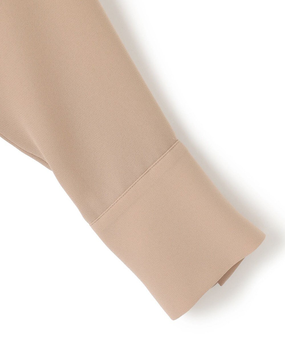 BEIGE， 【洗える】STOW / フロントタックブラウス 