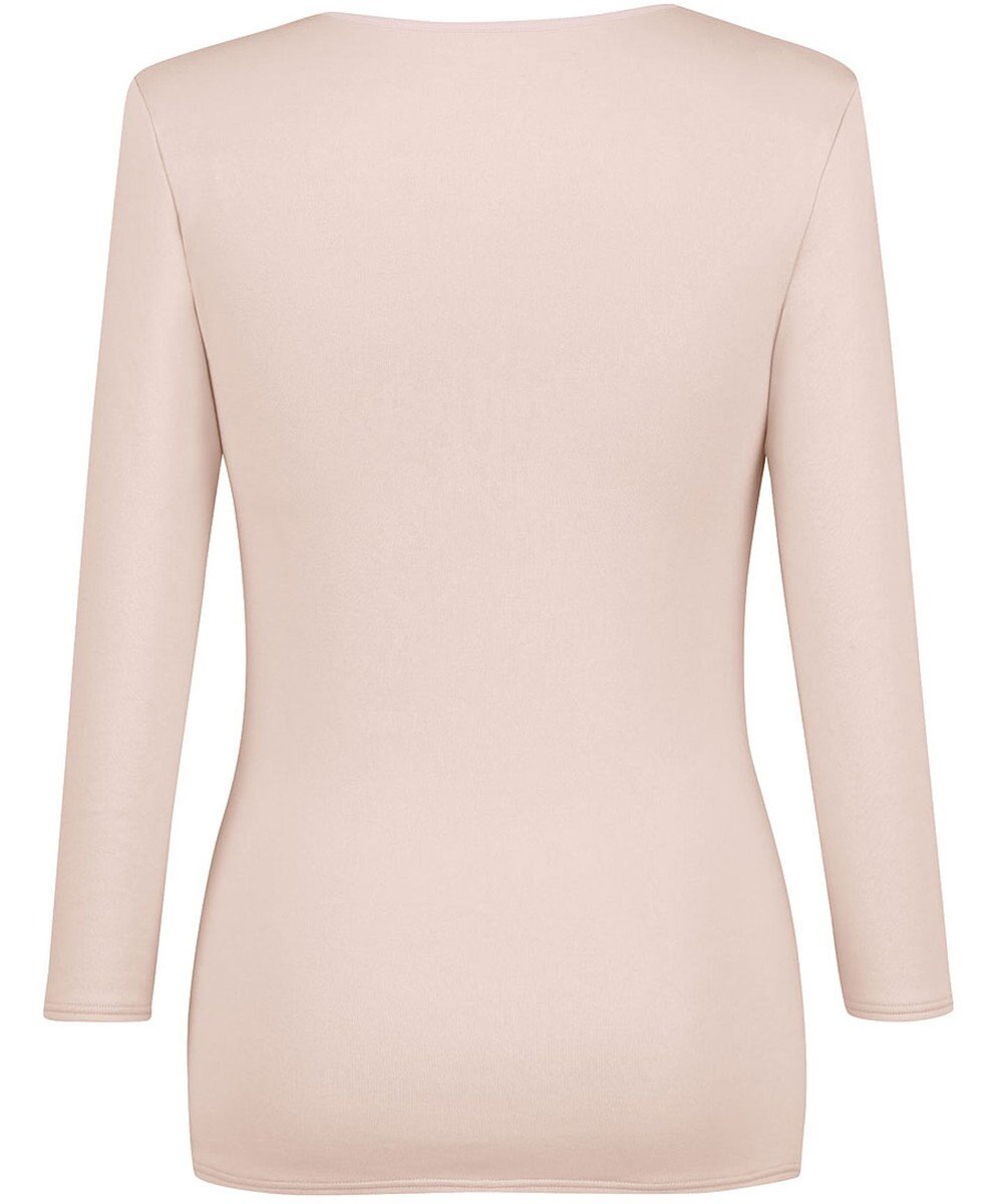 Wing あったかインナー 綿100％(肌側) シルクプロテイン加工 やわらかな肌ざわり 【エアロカプセル】 ネックせまめ 8分袖 長袖 秋 冬 EL2949 ウイング／ワコール 