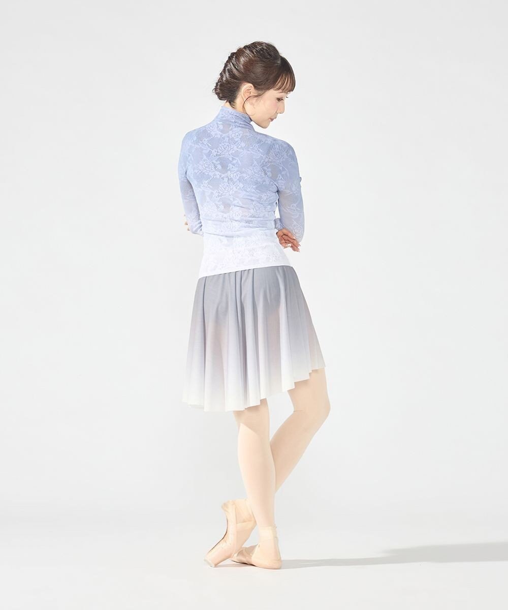 Chacott グラデーションローハイネックトップ 