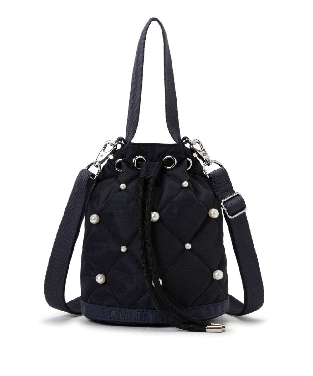 LeSportsac DRAWST BUCKET W PEARLS/ディープシーパール 
