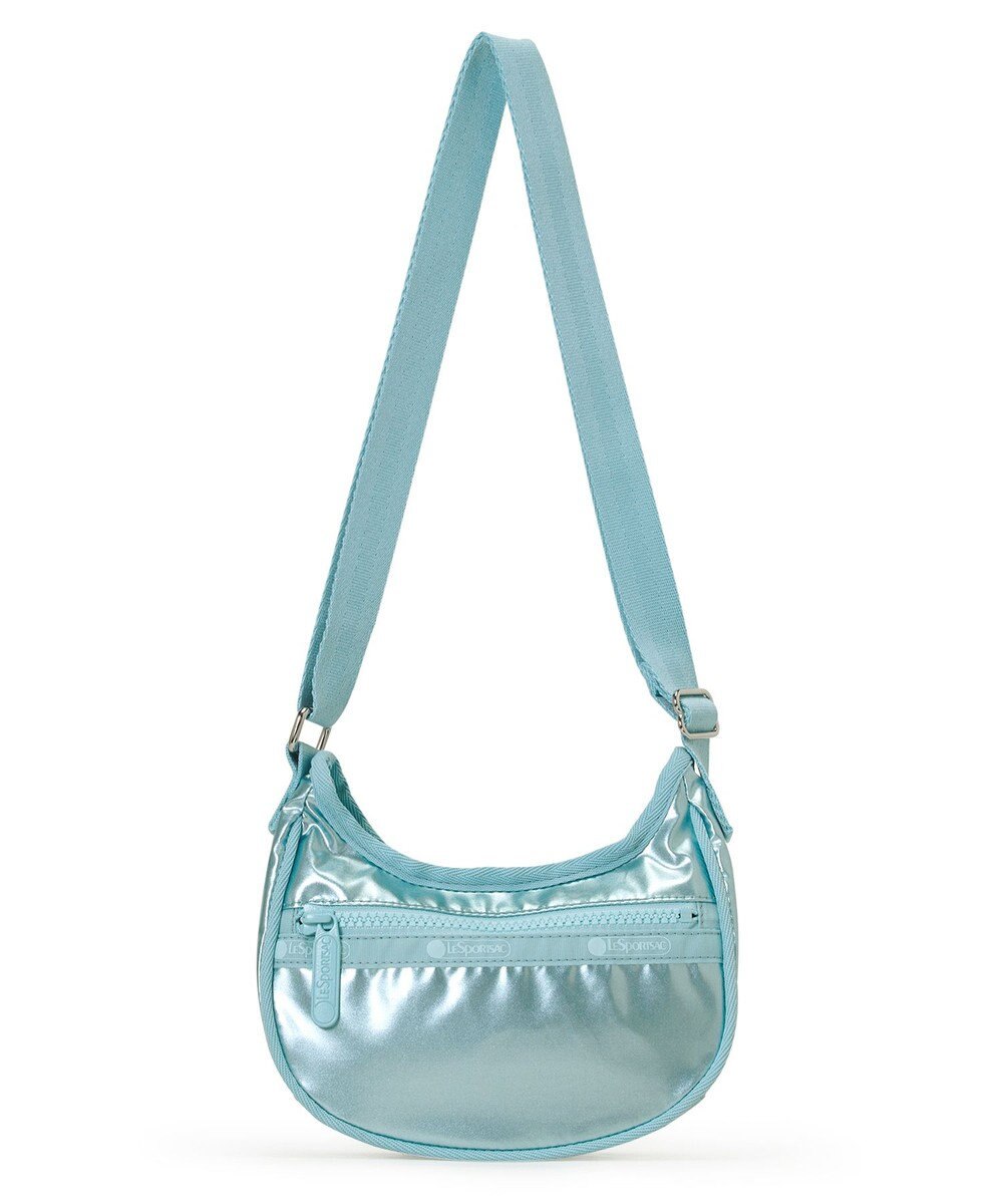 LeSportsac MINI HOBO CROSSBODY/アクアブルーシャイン 