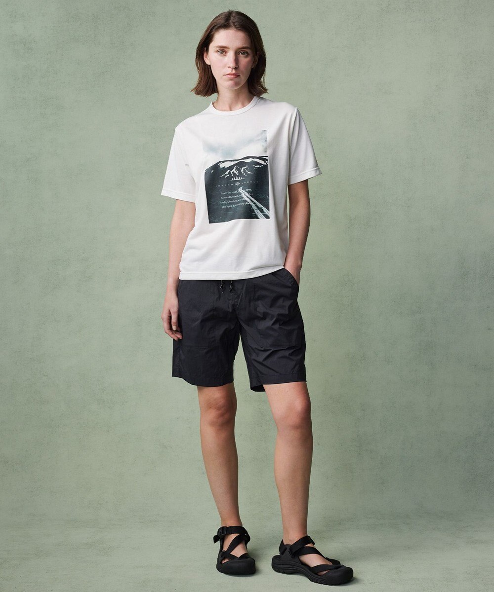 JOSEPH ABBOUD MOUNTAIN 【吸水速乾/消臭性】デオドライ天竺 フォトプリント Ｔシャツ 