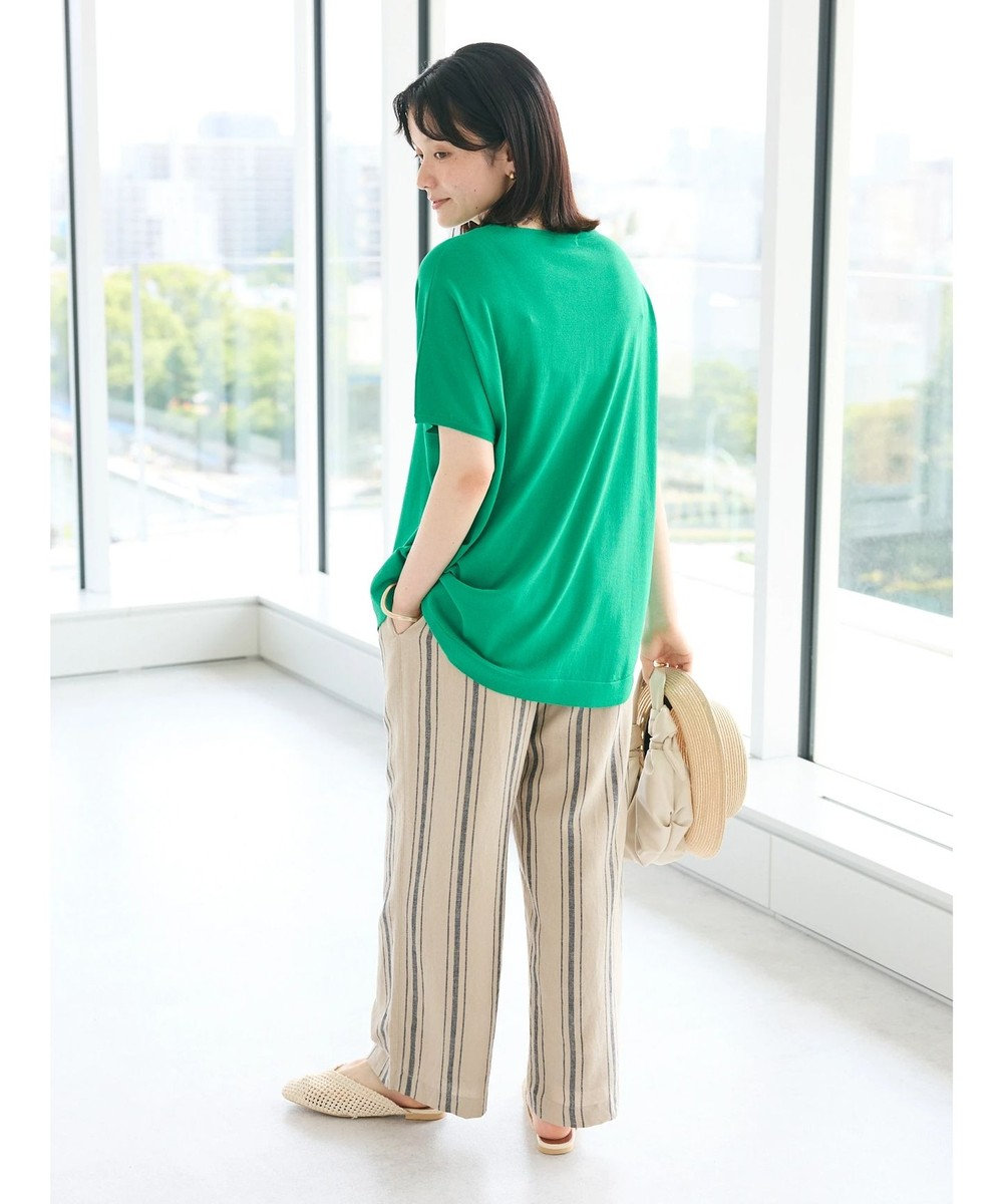 CRAFT STANDARD BOUTIQUE UVカット/接触冷感/洗える/ 半袖ニットプルオーバー 