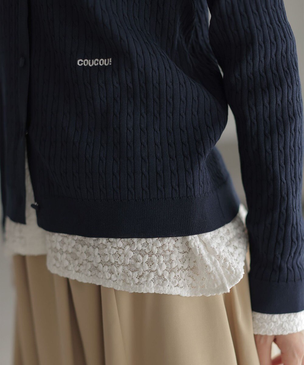 組曲 【先行予約・Flower Collection】COUCOUニット カーディガン 