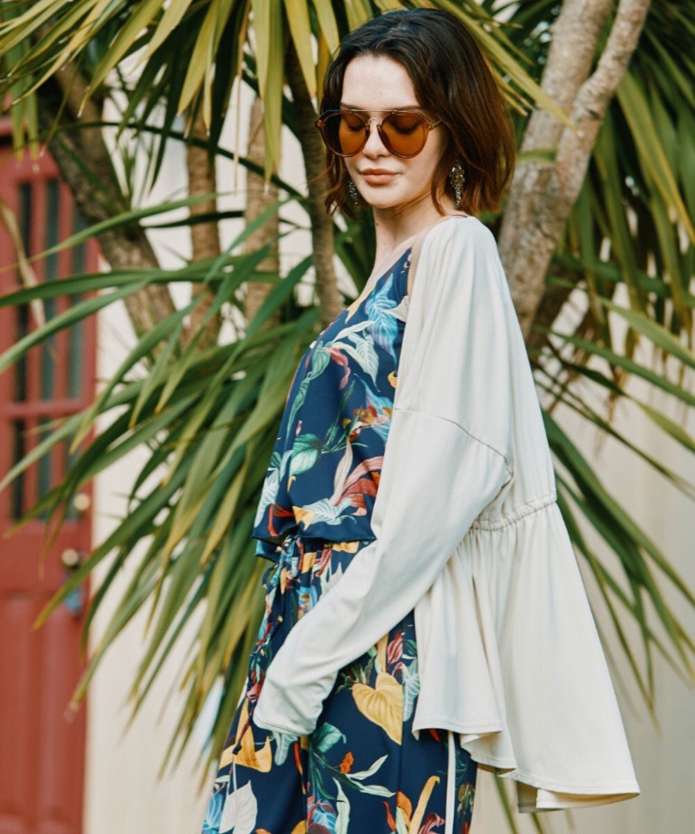 San-ai Resort（三愛水着楽園） 【UPF50＋】水陸両用羽織り　M【Coral veil（コーラルヴェール）】 