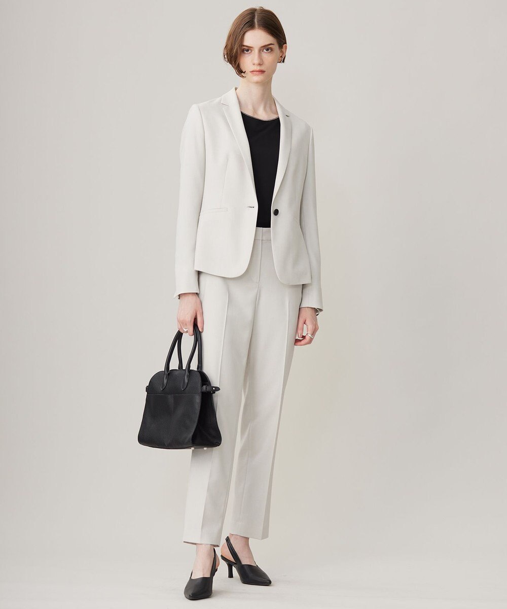 ICB 【洗える】プロヴィスウールツイル スティックパンツ 