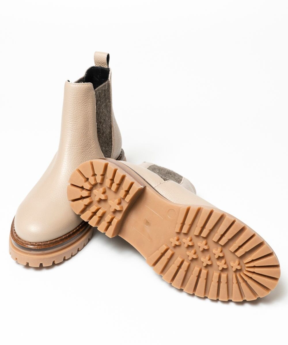 BONTRE 【LucaGrossi/ルカグロッシ】サイドゴアタンクソールブーツ 