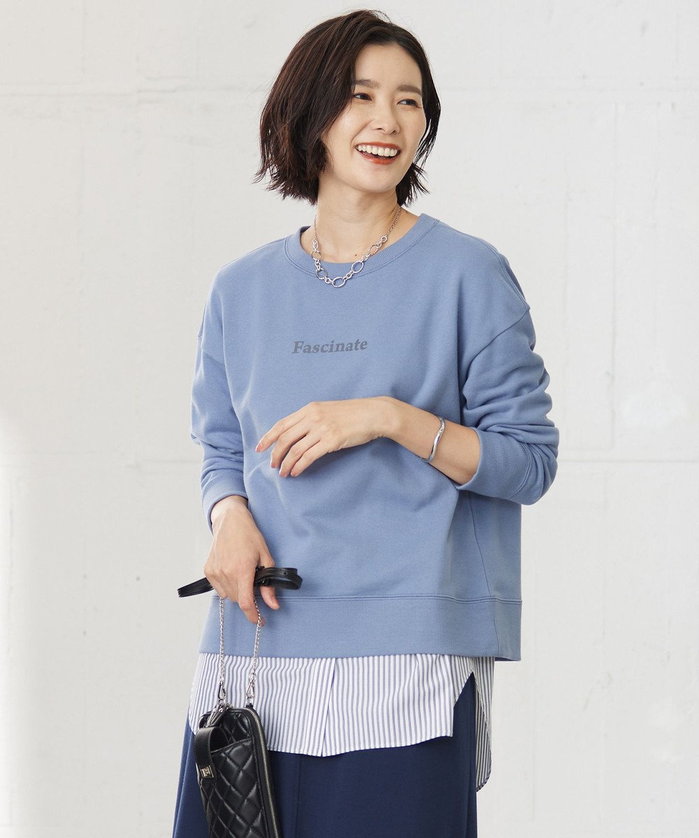 J.PRESS LADIES ロゴ 裏毛 カットソー 