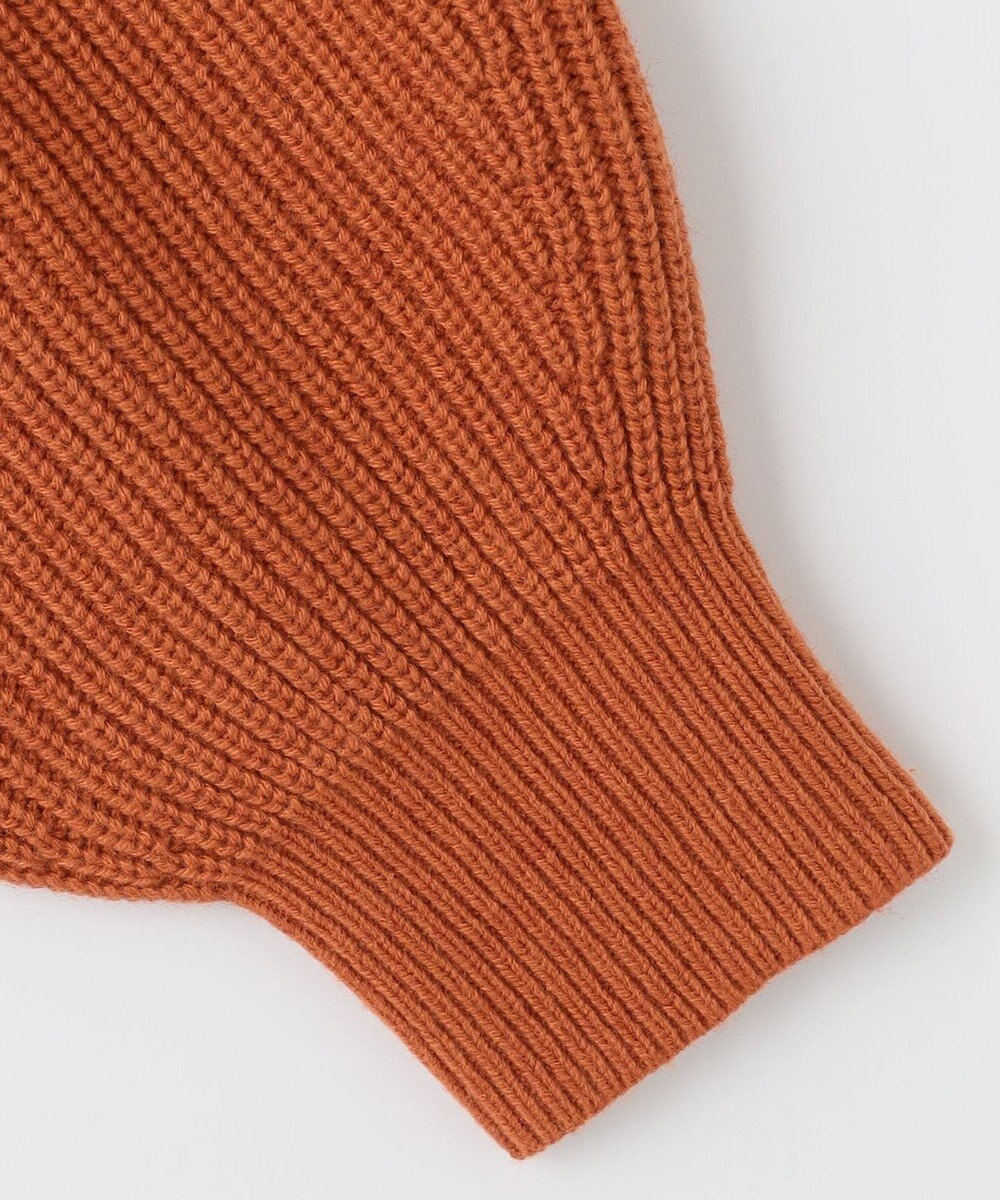 ANY 【洗濯機可】ウールブレンドクロップドニット 