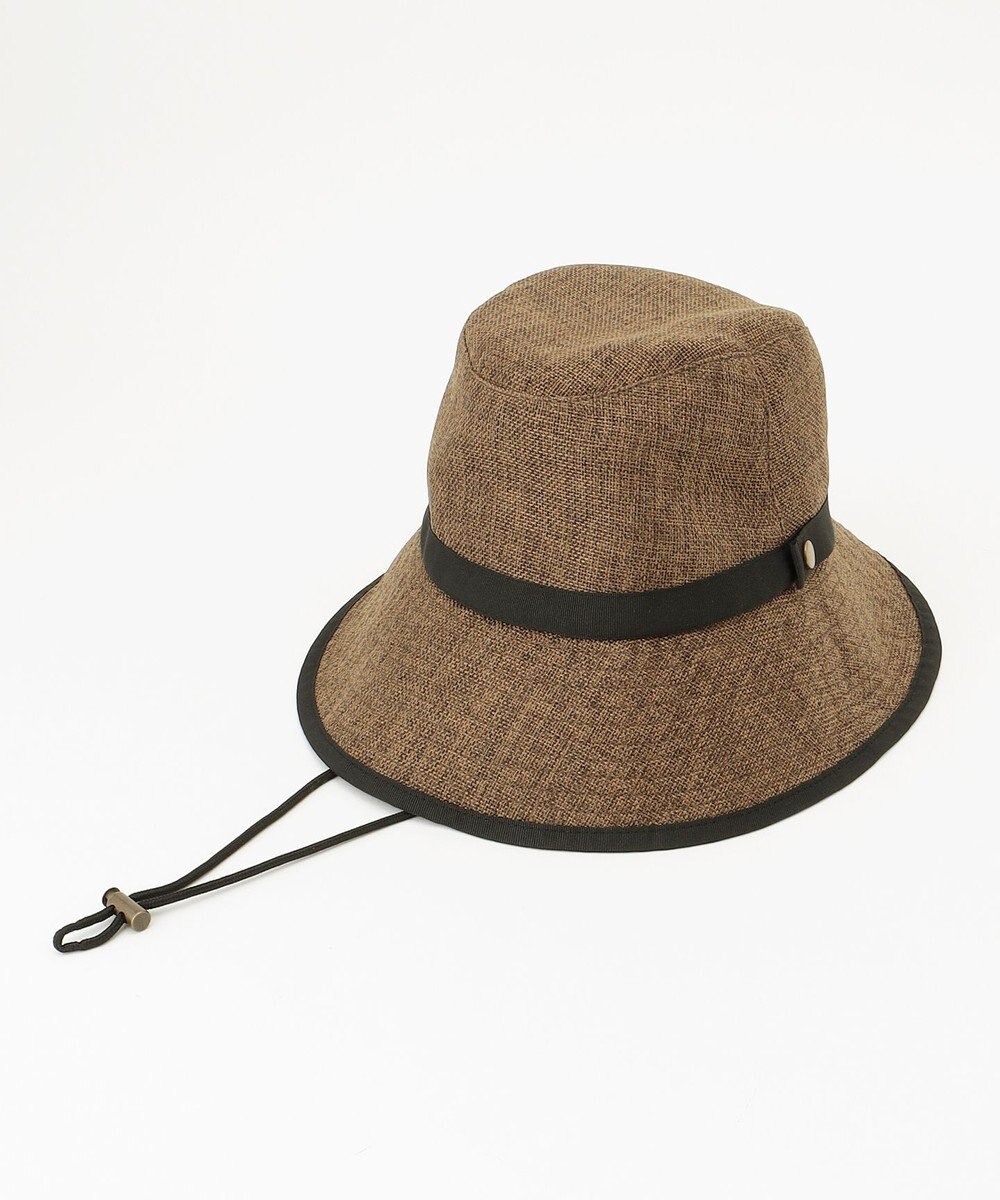 ANY 【UVケア/抗菌防臭】リネンライク サファリハット 