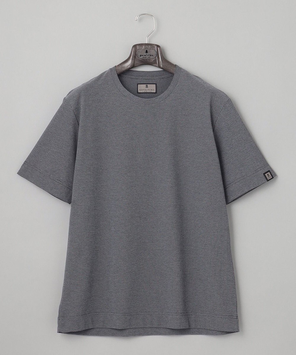 GOTAIRIKU 仕事で着られるTシャツ【サラサラ/よれにくい/透けにくい】キレイめ 鹿の子 ビズTシャツ 