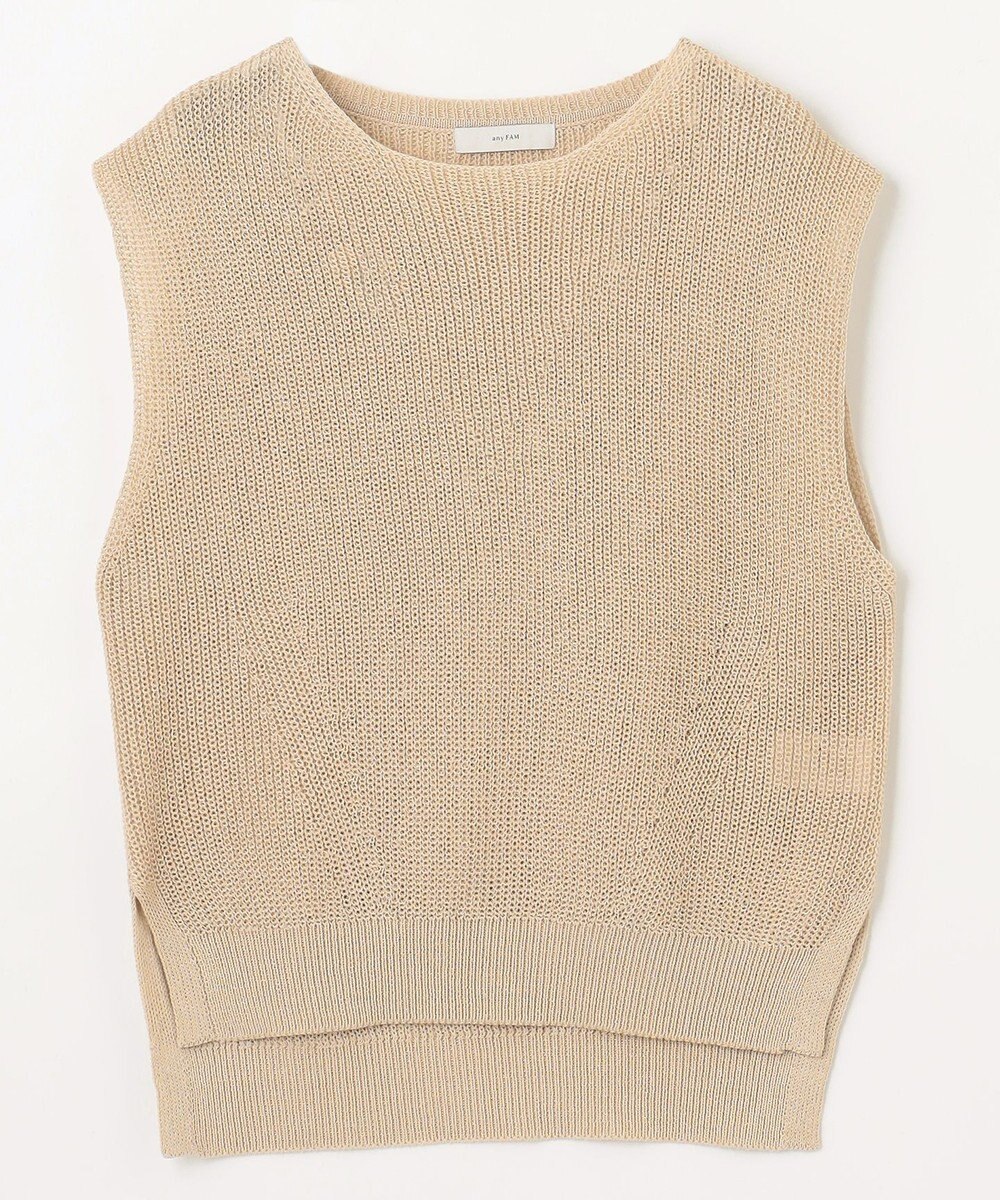 ANY L ギマノースリーブニット 