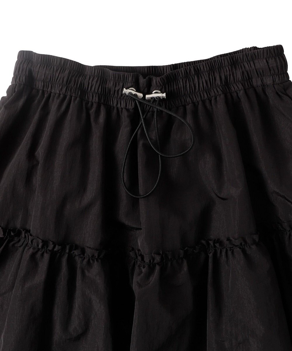 WEGO ナイロンティアードロングスカート 