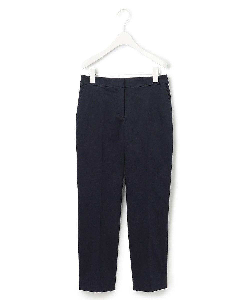 ICB 【洗える】T/Cストレッチサテン スティックパンツ 