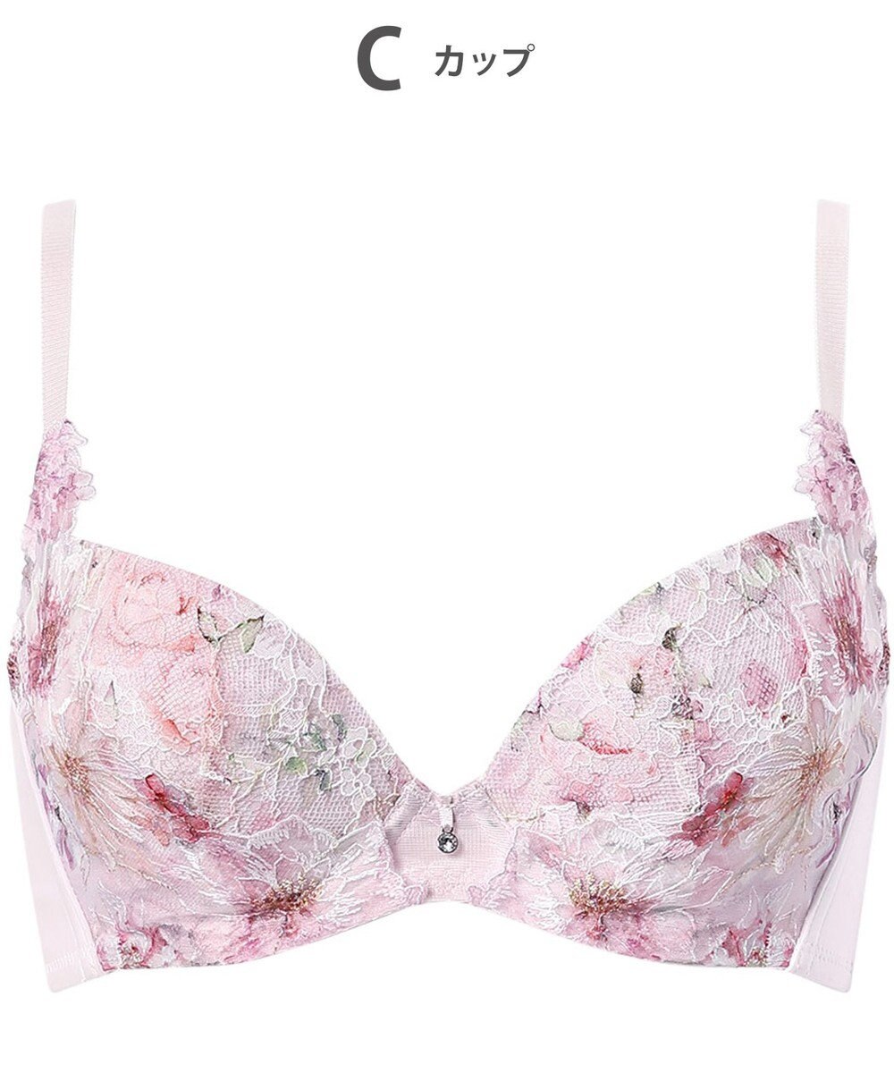 WACOAL ブラジャー 【ハグするブラ】 体温を感知してカラダになじむ 谷間メイク 脇高設計 レディース BXB478 /ワコール 