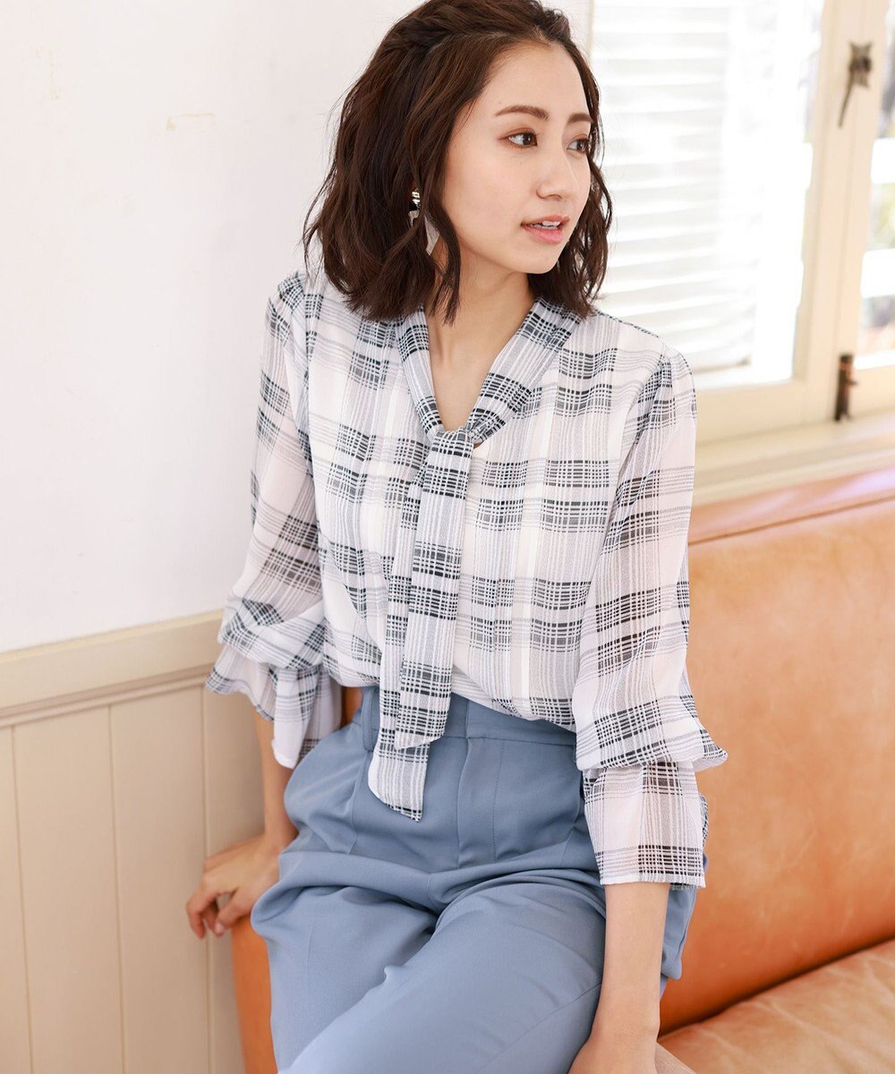 Tiaclasse 【洗える】快適な履き心地のダブルクロステーパードパンツ 