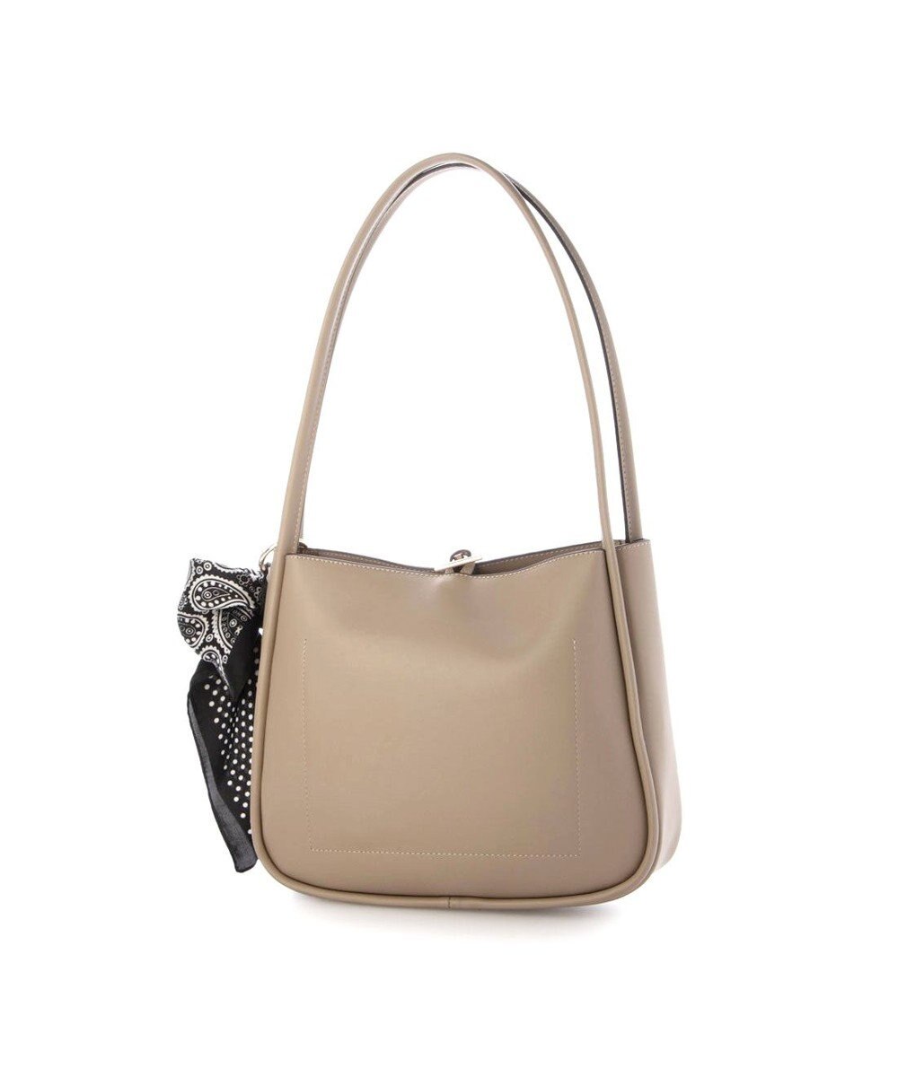 UNBILLION カシュカシュ cachecache / スカーフチャーム付きロングハンドルトート 