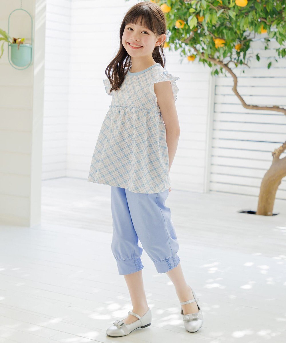 組曲 KIDS 【150-170㎝】 クロップドカフスパンツ 