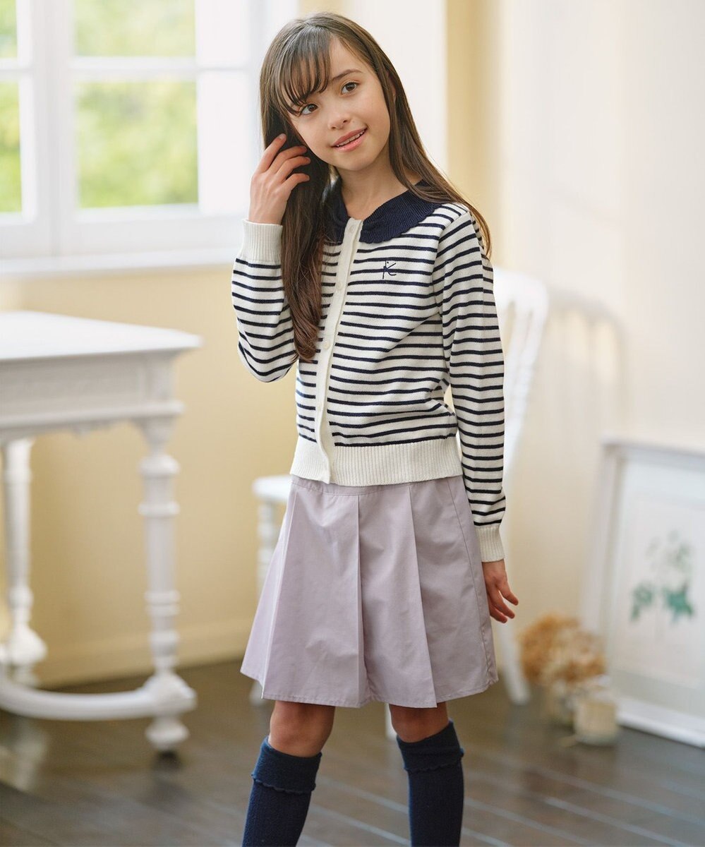 組曲 KIDS 【150-160㎝】ボックスタック キュロット 