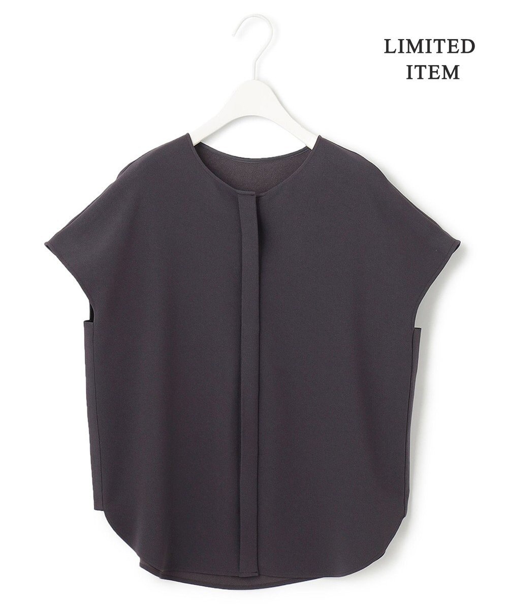 ICB L 【WEB限定・洗える】BackSatinGeorgette ブラウス 