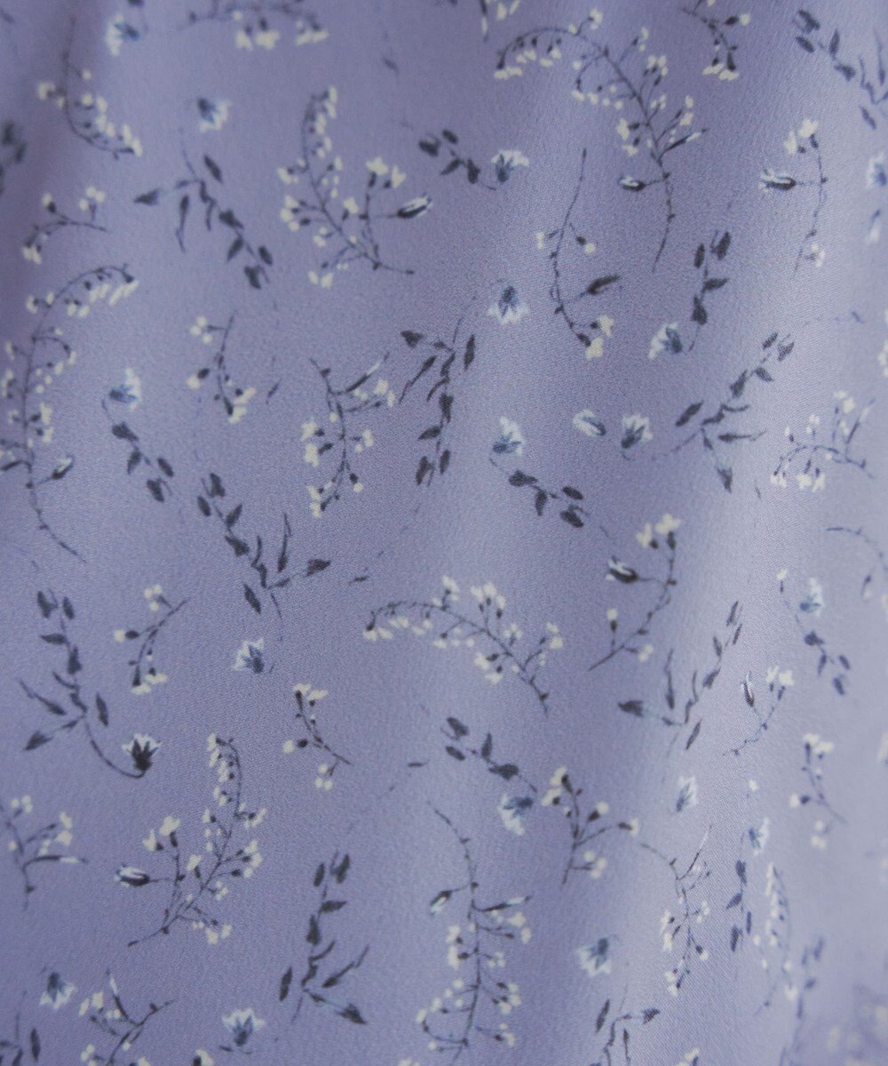 Tiaclasse 【洗える】花柄シフォン袖ワンピース 