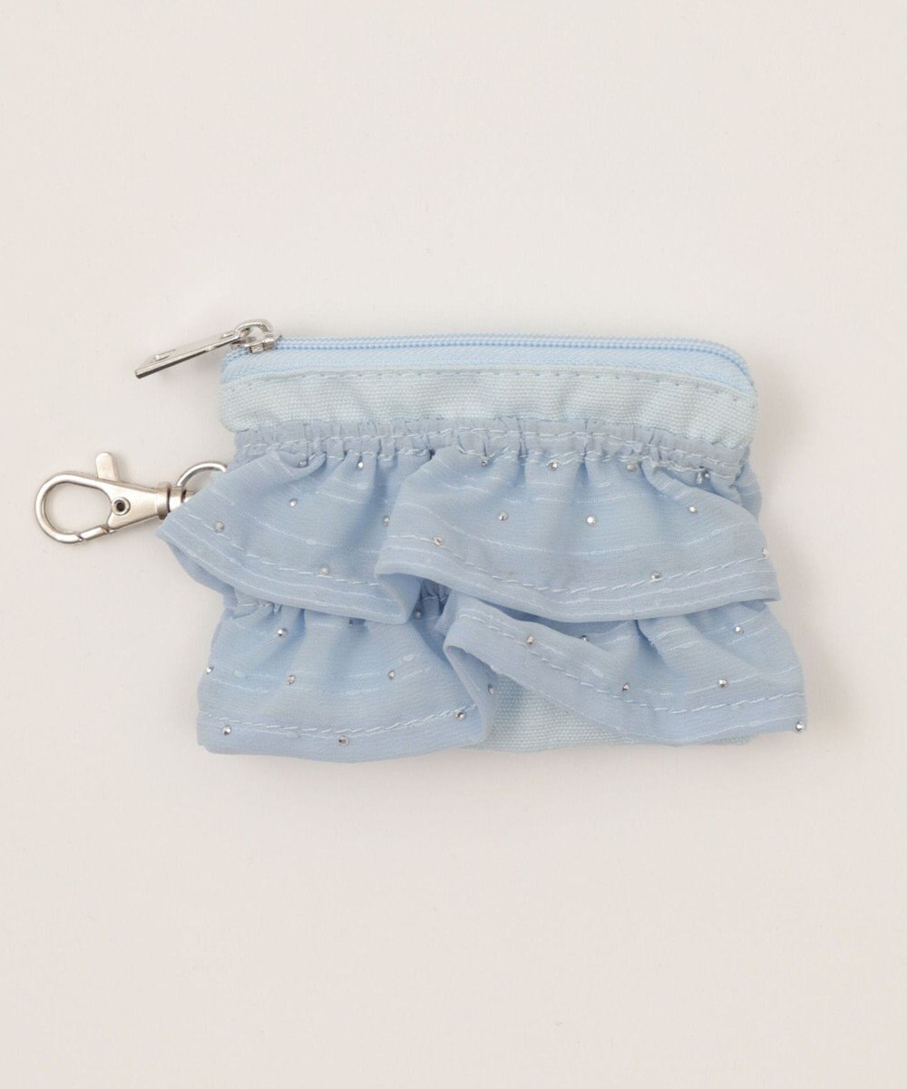 WEGO ミニキラキラフリルポーチ 