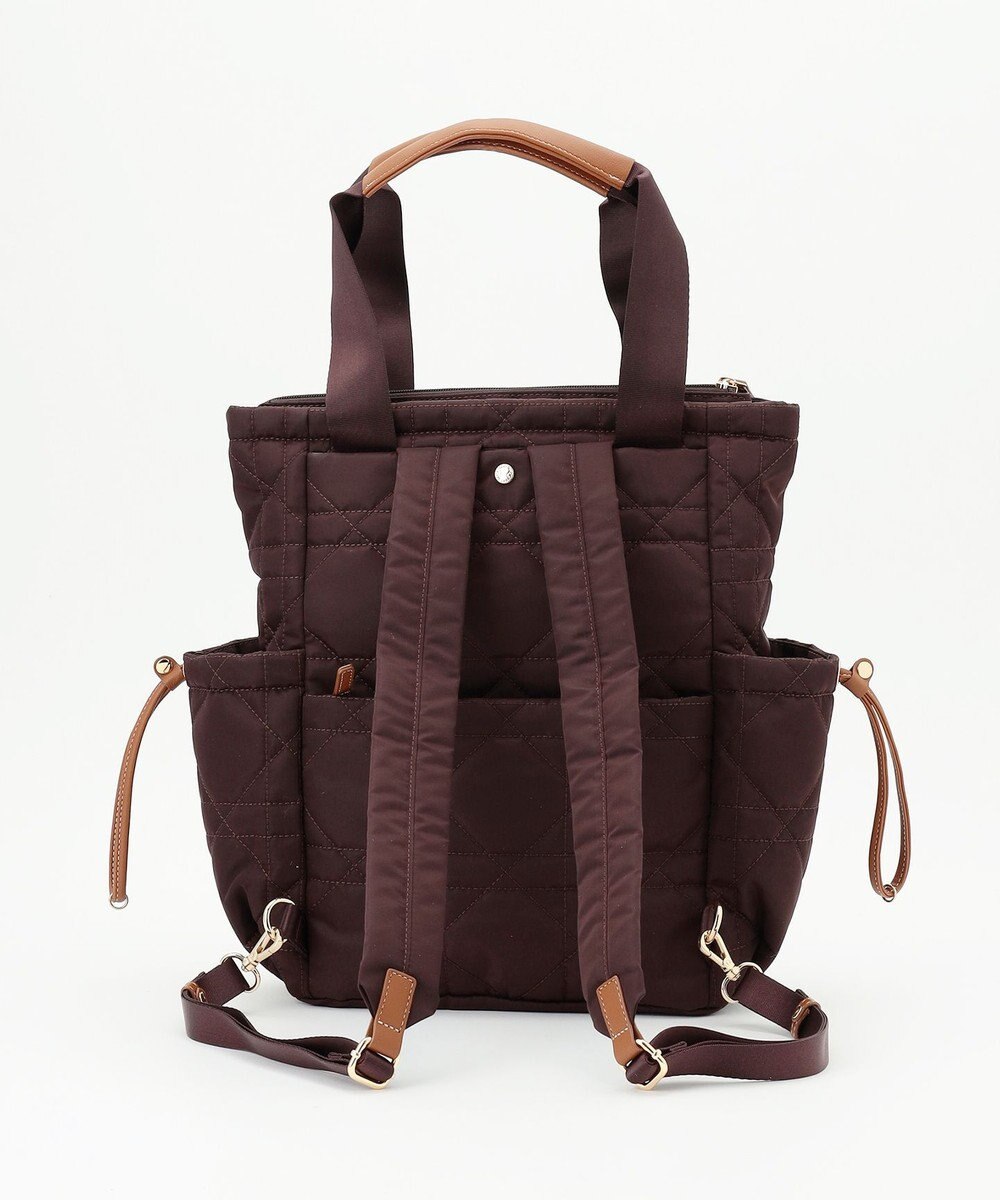 LA BAGAGERIE グリッドキルティングリュック 