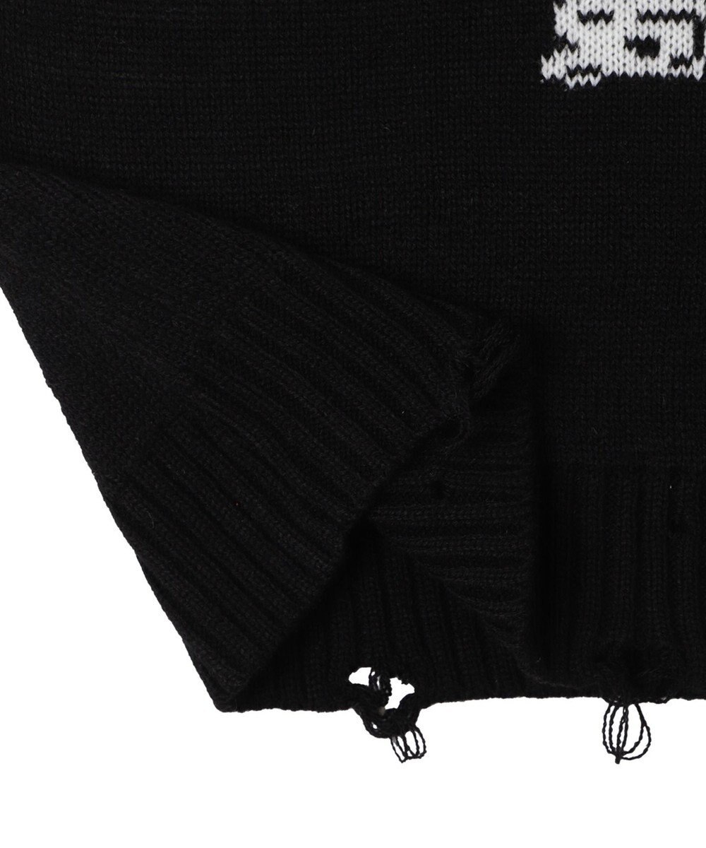 WEGO ウイングハートダメージニット 