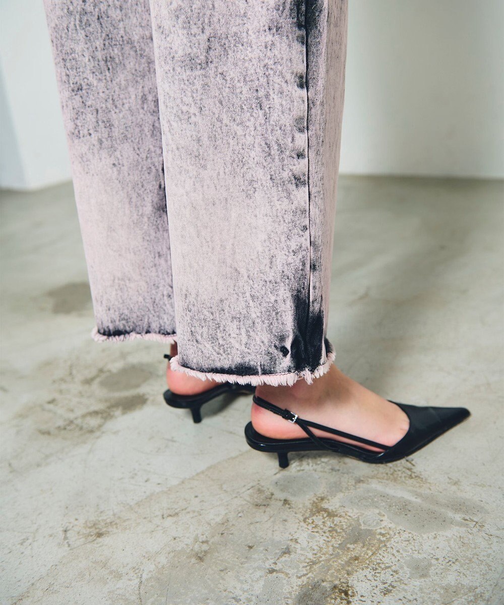 GRACE CONTINENTAL タイダイコクーンデニムパンツ 