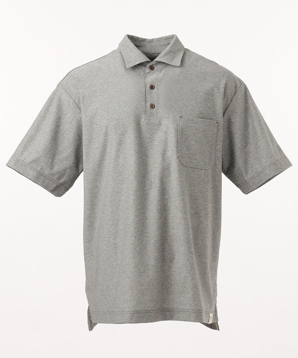 JOSEPH ABBOUD MOUNTAIN 【SPACE】OGスラブプレーティング天竺 ポロシャツ 