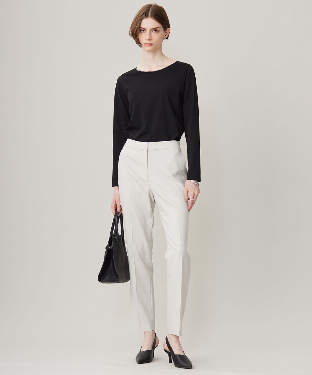 ICB 【洗える】プロヴィスウールツイル スティックパンツ 