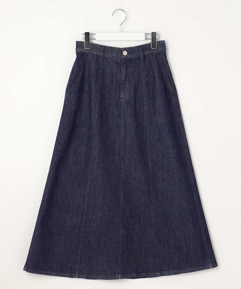 自由区 L 【洗える】ウスカルデニム スカート 