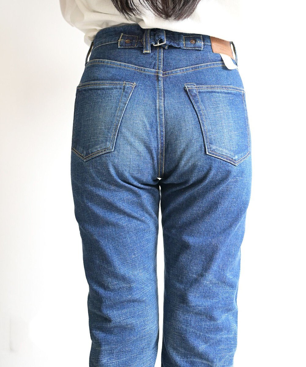 caqu modern tapered 腰回りユッタリ テーパードシルエットデニム 