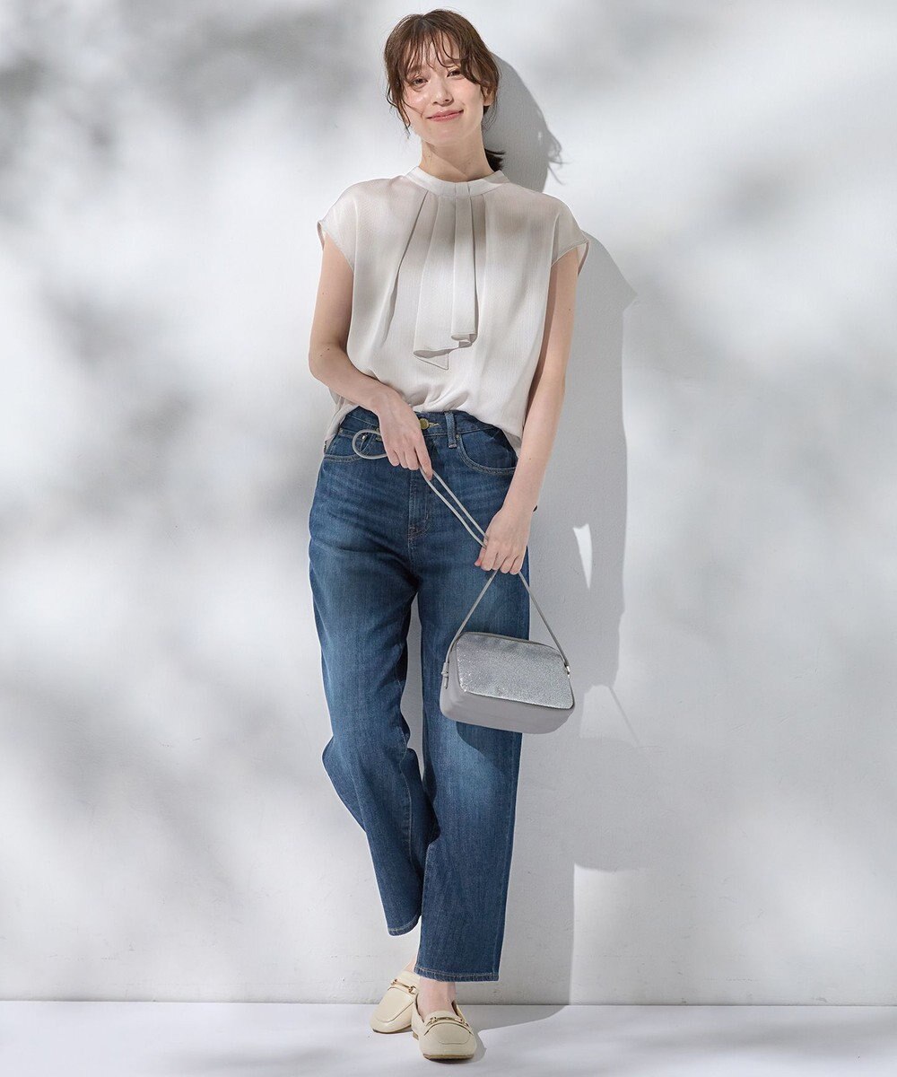 ANY ボウタイブラウス 