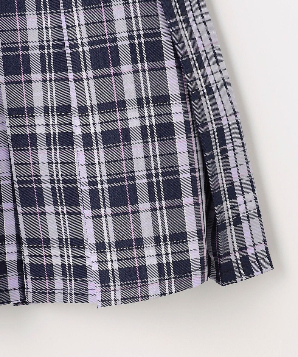 ANY KIDS チェックプリーツスカパン 