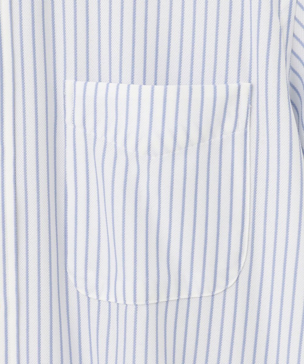 J.PRESS MEN 【J.PRESS PLUS】カノコインレイストライプパッチポケット シャツ/B.D. 